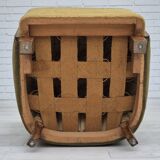 1960s, Danish highback armchair, original condition, cotton/wool.