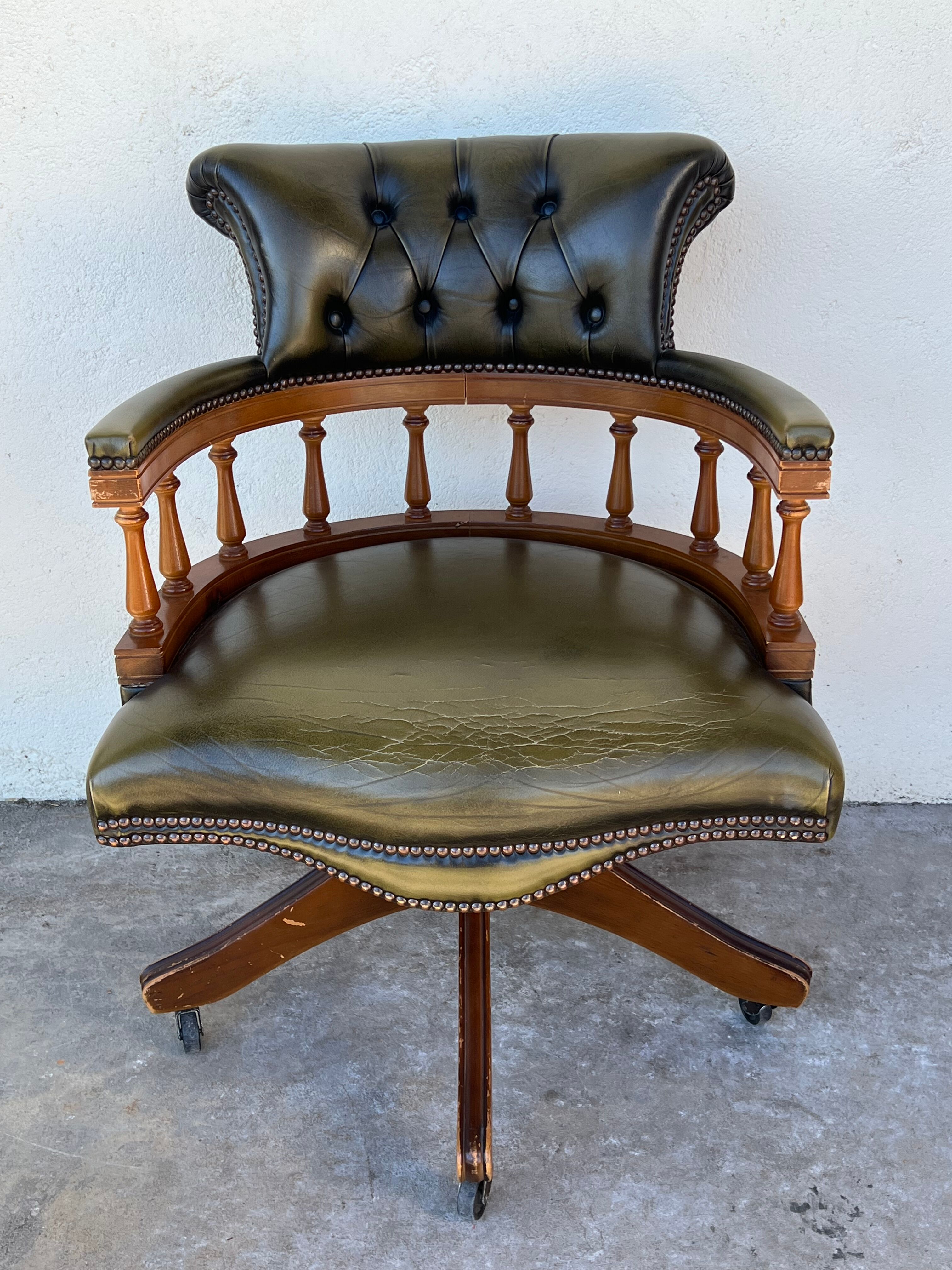 Fauteuil de bureau anglais