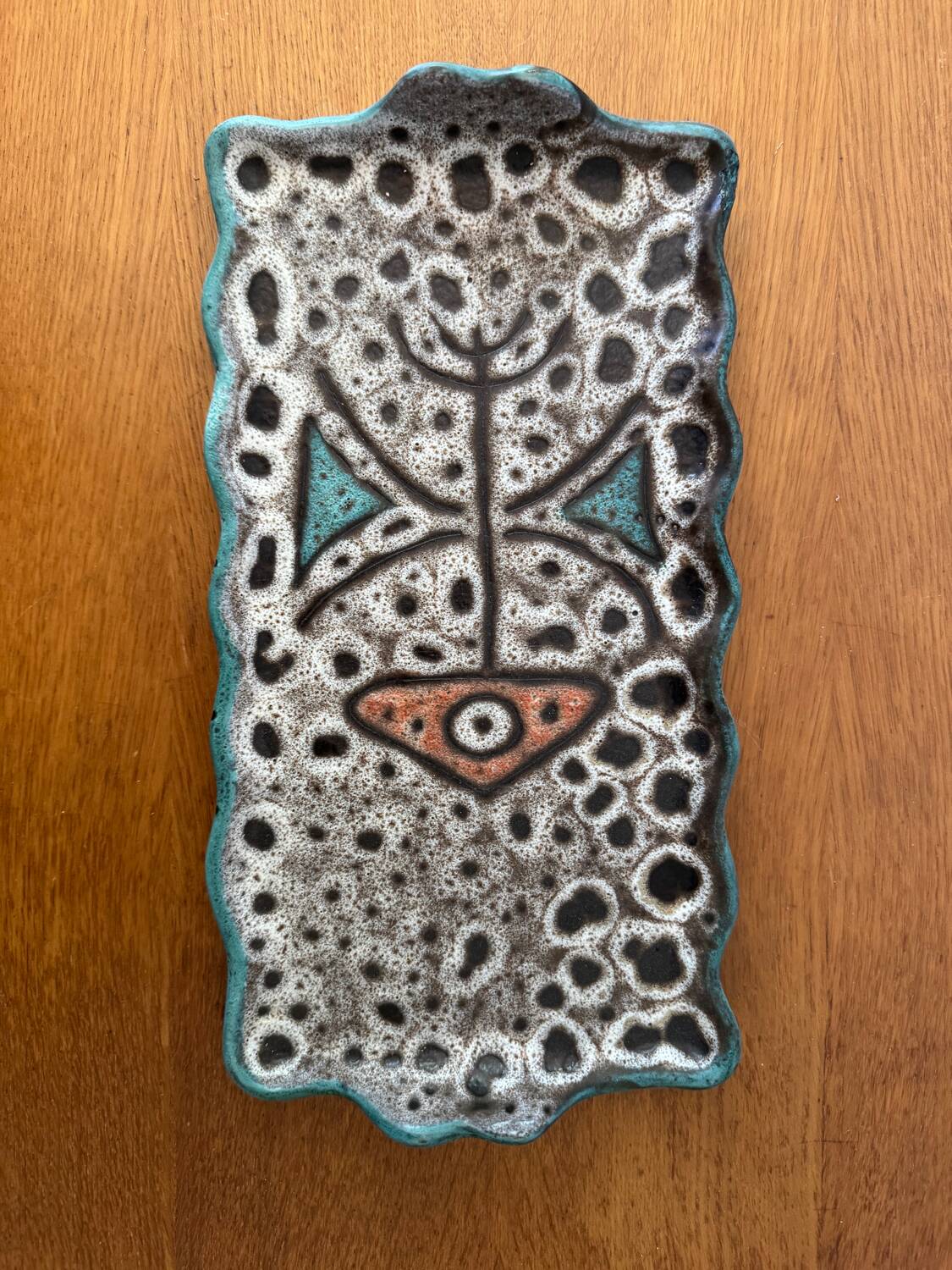 Marius Bessone Vallauris ceramic dish from the 50s