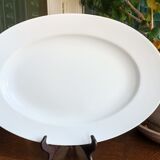 Plat ovale de service en porcelaine de Limoges - Chastagner