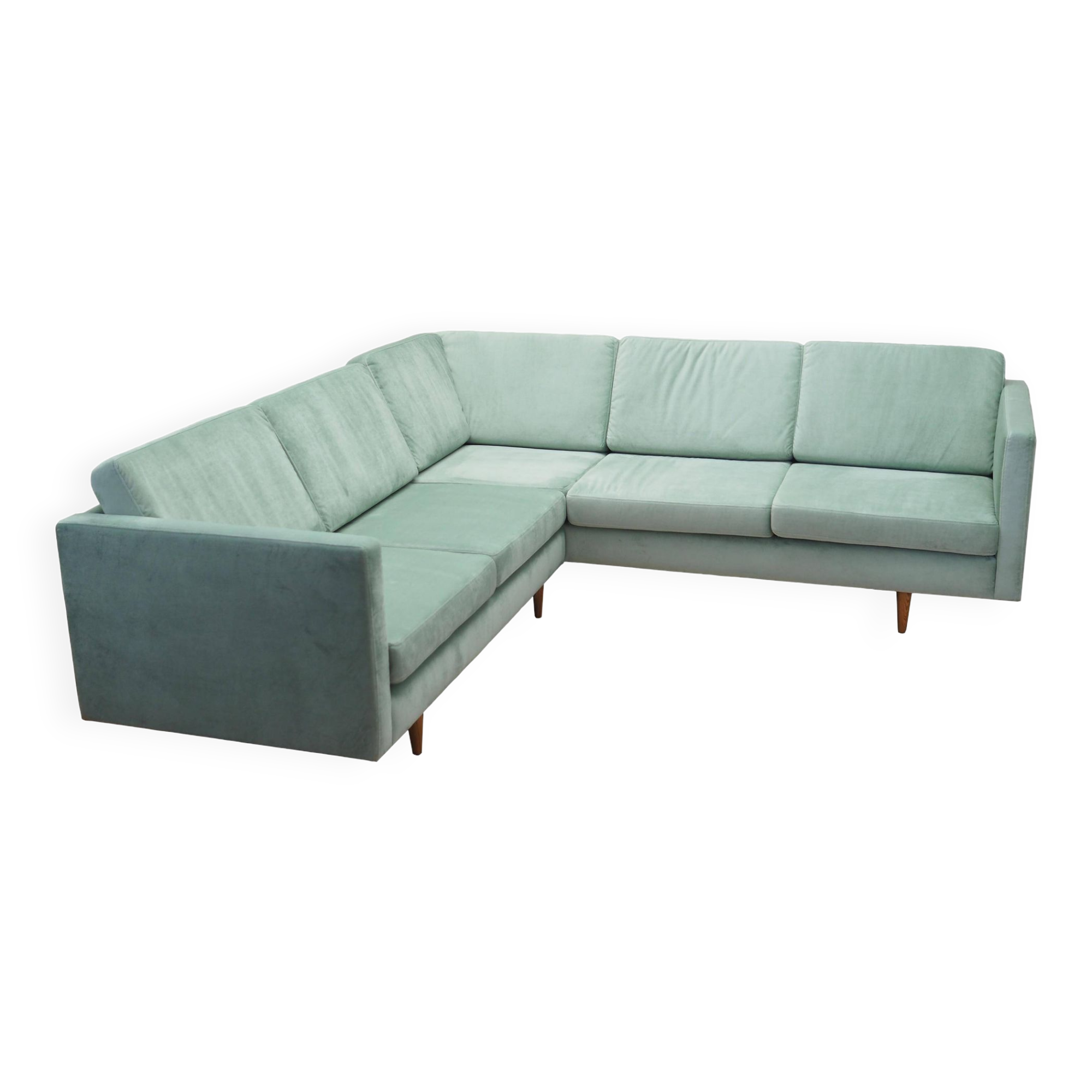 Mint corner sofa, Danish design, 1990s, production: Denmark