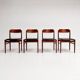Set Mid Century Danish dining chairs attributed to Korup Mobelfabrik, 1960s