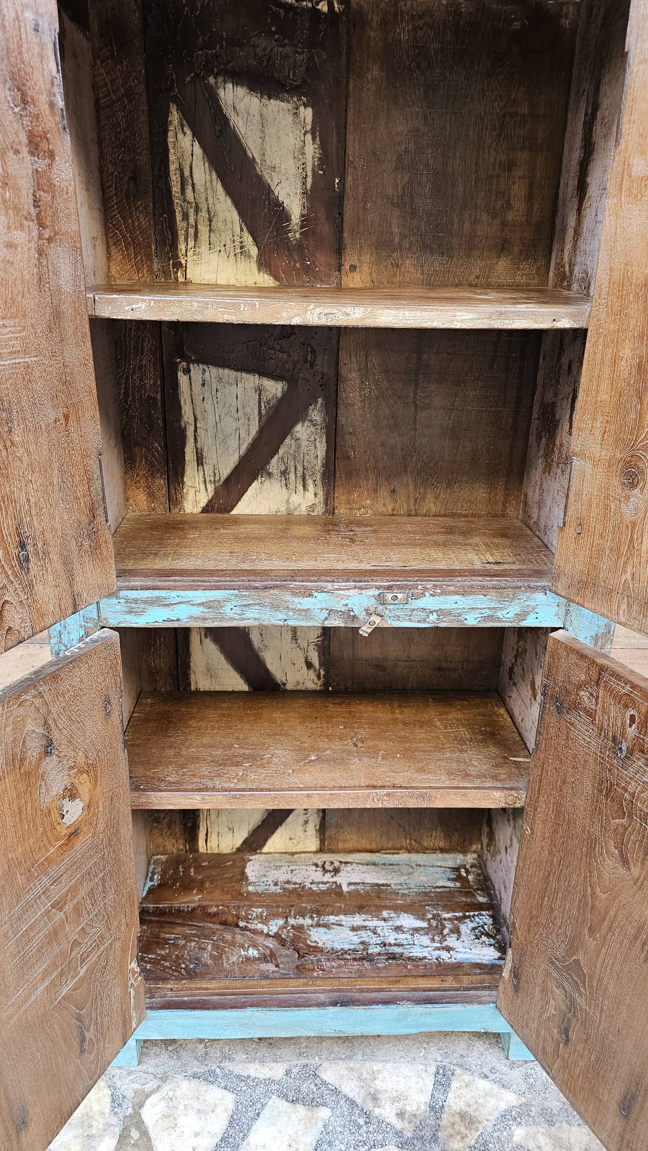 Antique tribal teak sideboard from Burma.