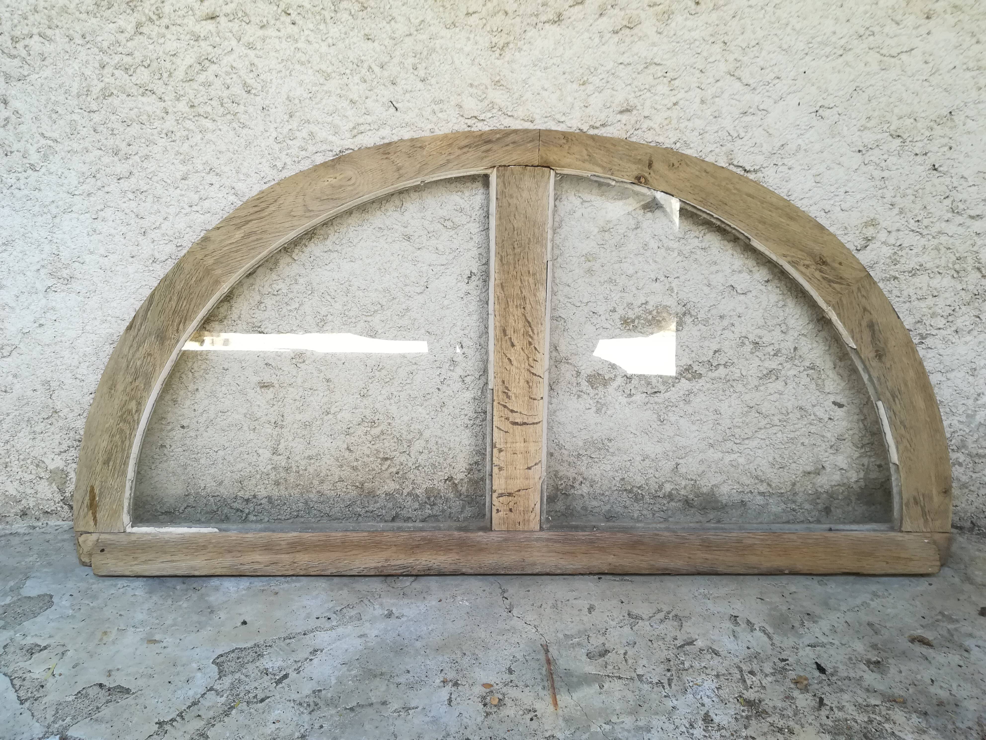 Oak front door impost