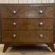 Walnut chest of drawers