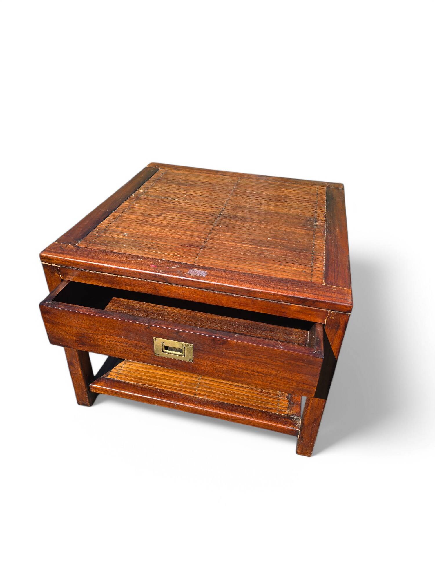 Teak and Bamboo Coffee Table