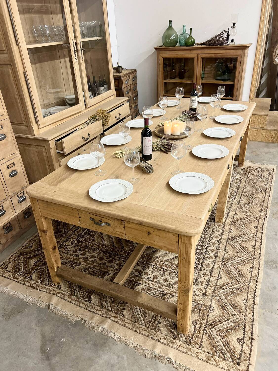 Very large farmhouse table