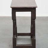 Large Antique English Side Table/Stool
