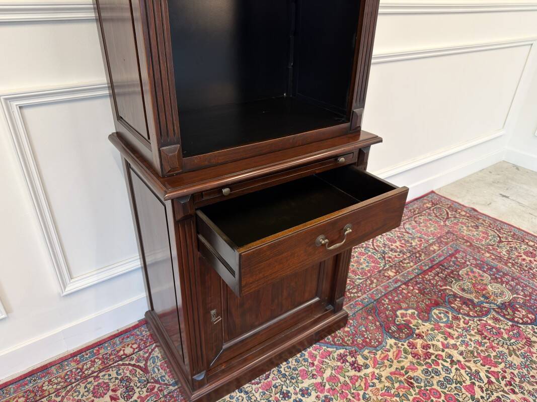 Classic English Mahogany Bookcase