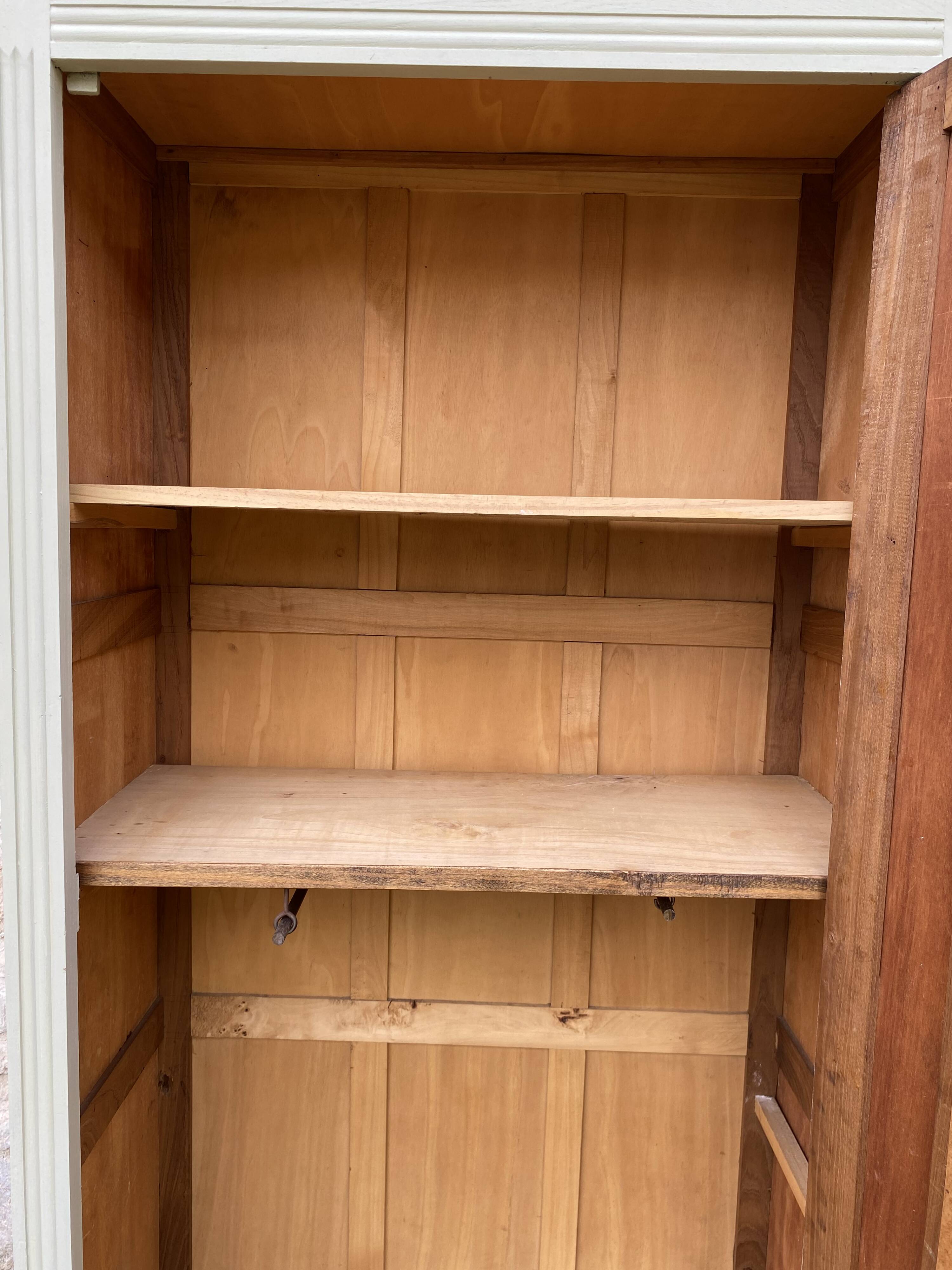 Vintage wardrobe with one door