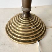 Lampe en bronze "glands" années 50, luminaire naturaliste vintage