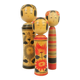 Lot de 3 poupées japonaises kokeshi