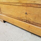 Louis Philippe walnut and marble dresser