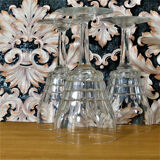 Crystal water or wine glasses - 60s glasses