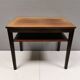 Nice side table in rosewood, probably Danish and from the 60s.