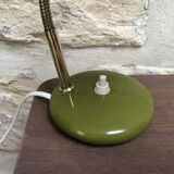 Vintage casserole lamp - green