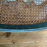 Caned armchair in Louis XVI style