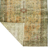 Anatolian handmade vintage rug 271 cm x 185 cm