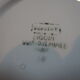 Digoin round blue pattern dish