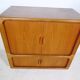 HiFi Highboard with Sliding Doors Sideboard Teak by Dyrlund, 1960s