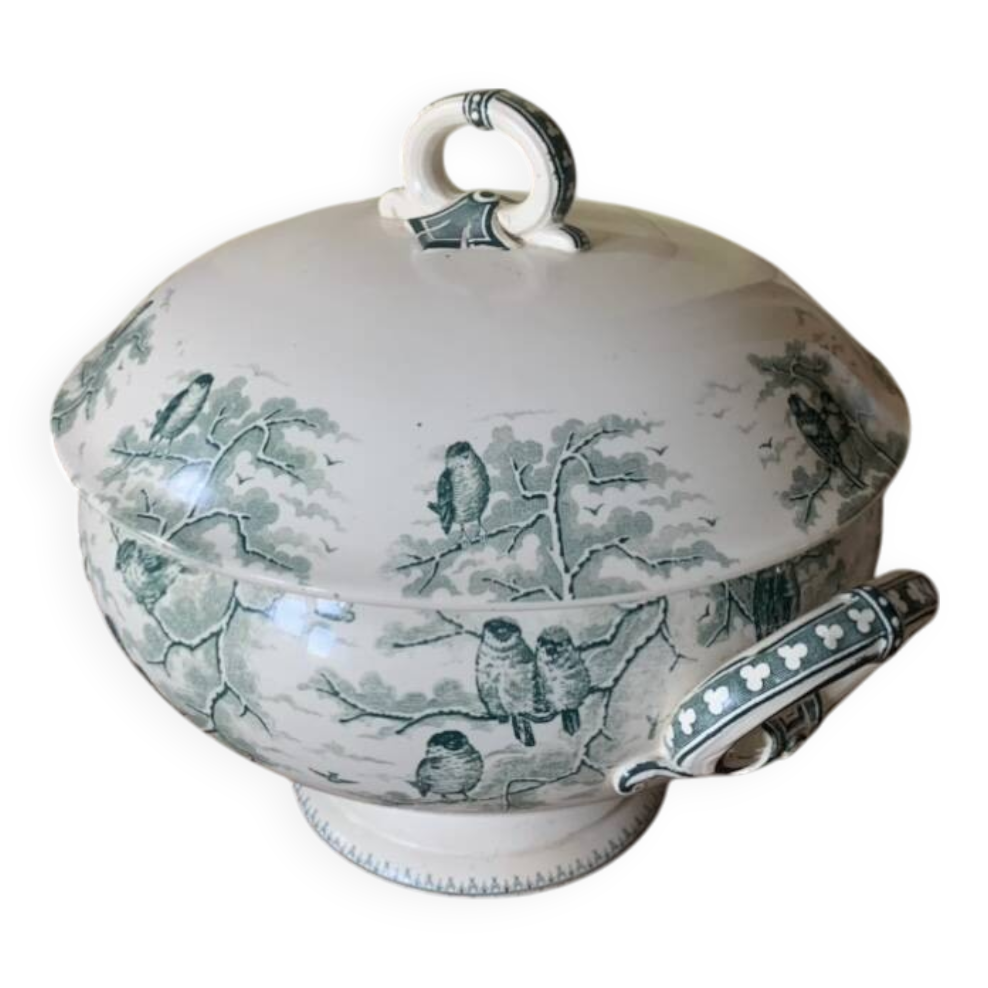 Sarreguemine soup tureen