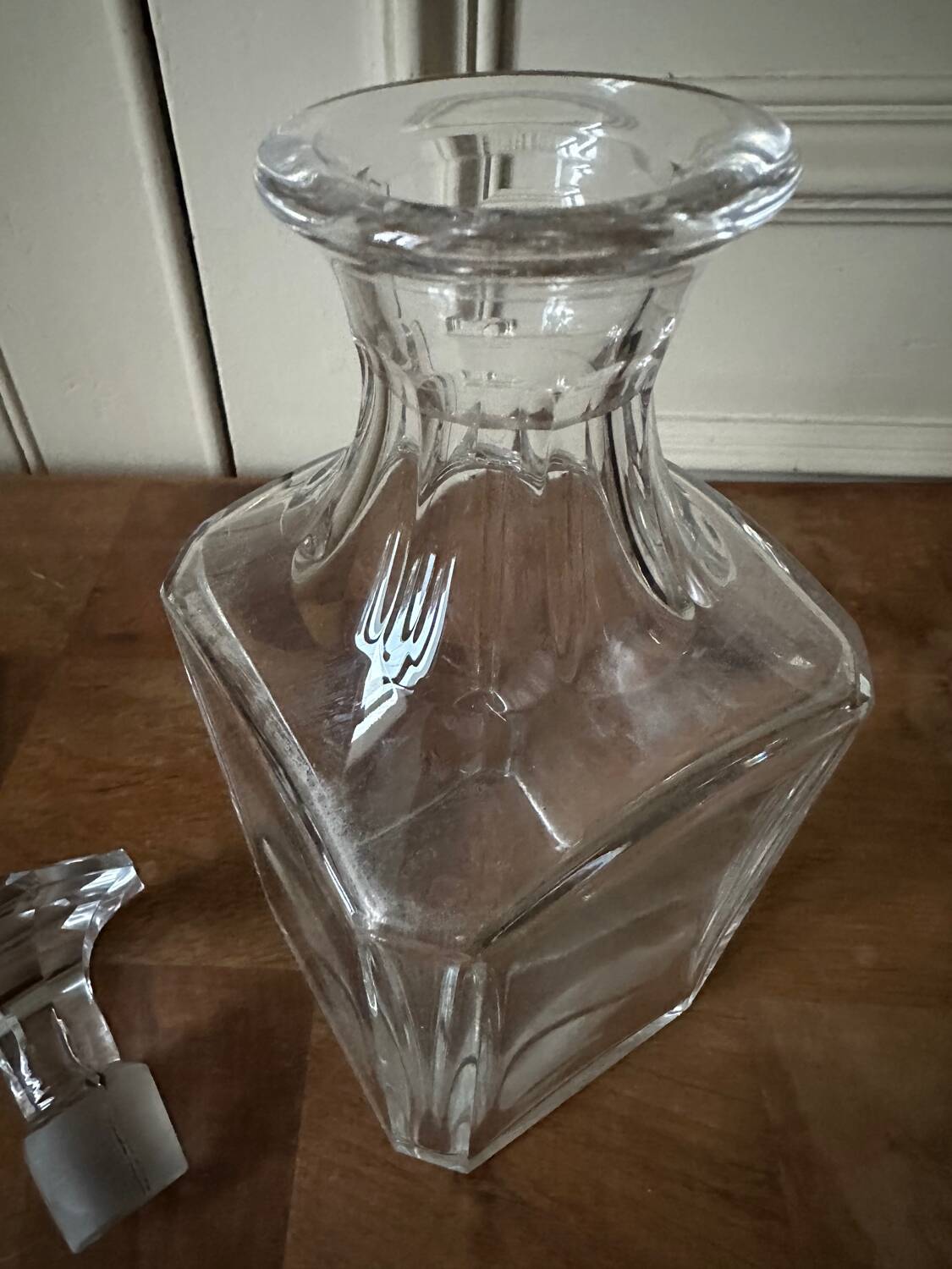 Baccarat crystal whisky decanter, perfection model
