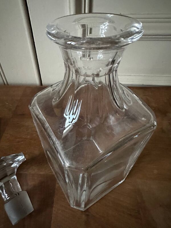 Carafe à whisky en cristal de baccarat, modèle perfection