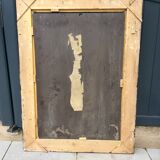 Mirror trumeau Napoleon III gilded or fin 120x78cm