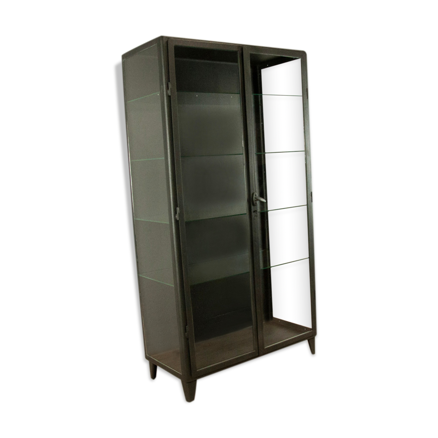 Vintage Industrial Medical Cabinet, 1950s