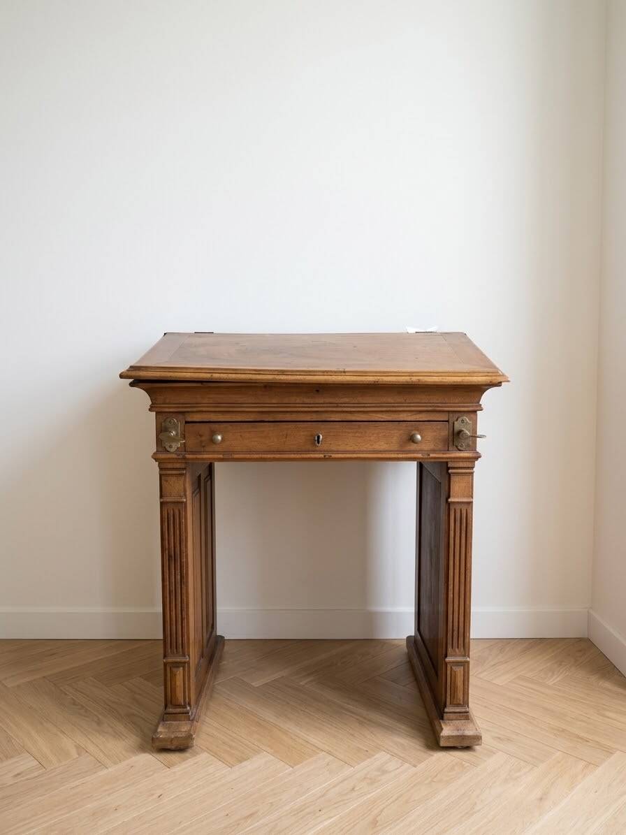 Ancien pupitre bureau "Table Féret Hygiénique" - Paris, fin XIXe siècle
