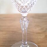 6 verres à vin en cristal
