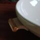 Vegetable dish with 2 platters and 2 small dishes, Salins earthenware, pale green Opaceline