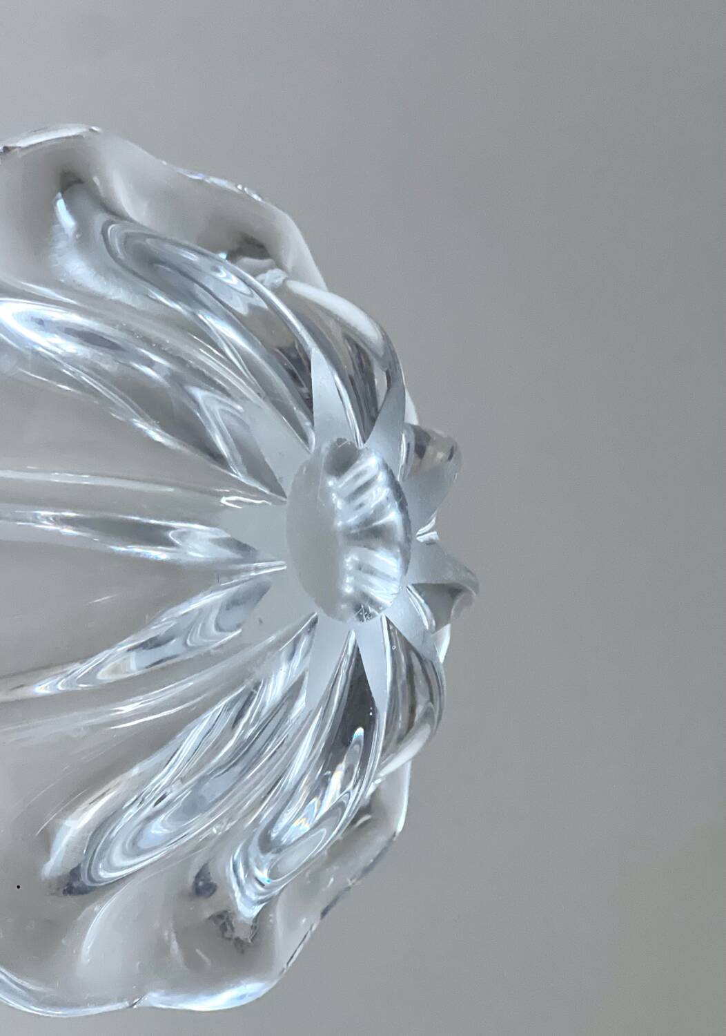 Crystal catchall by St Lambert