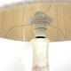 Lampe en albâtre et laine