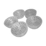 Lot of 5 crystal buder ramekins