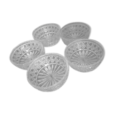 Lot of 5 crystal buder ramekins