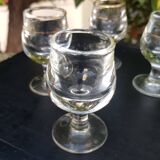 4 verres à liqueur anciens