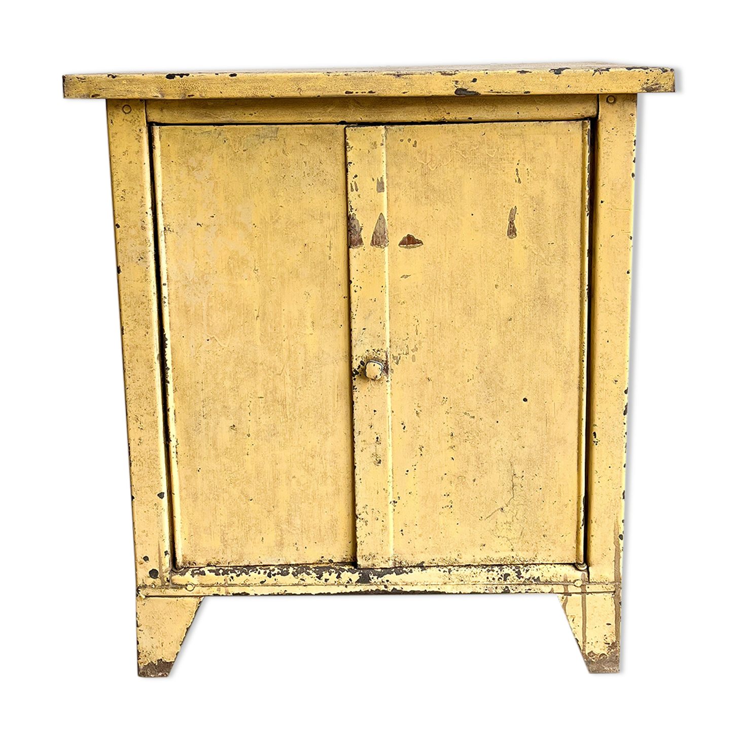 Old metal workshop furniture