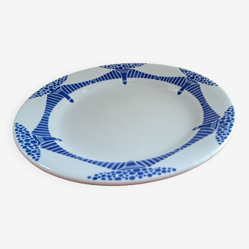 Art deco piedouche plate