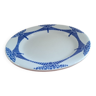 Art deco piedouche plate