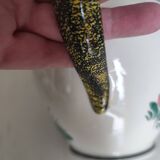 Henriot Quimper coffee service 8 cups/saucers, coffee pot, sugar bowl, jug.