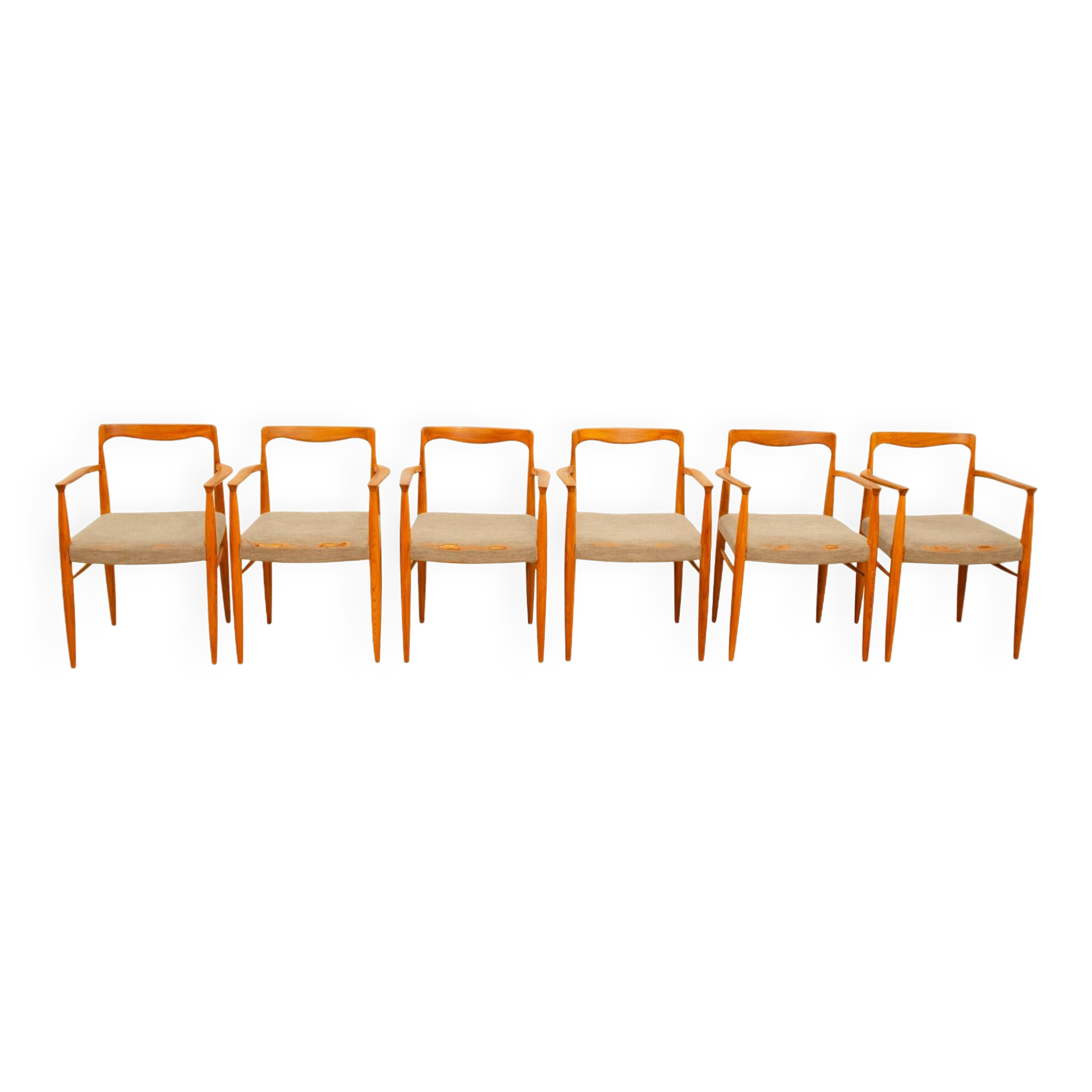 Chaises de salle à manger de style scandinave par Sedláček & Vyčítal, Tchécoslovaquie, années 1970