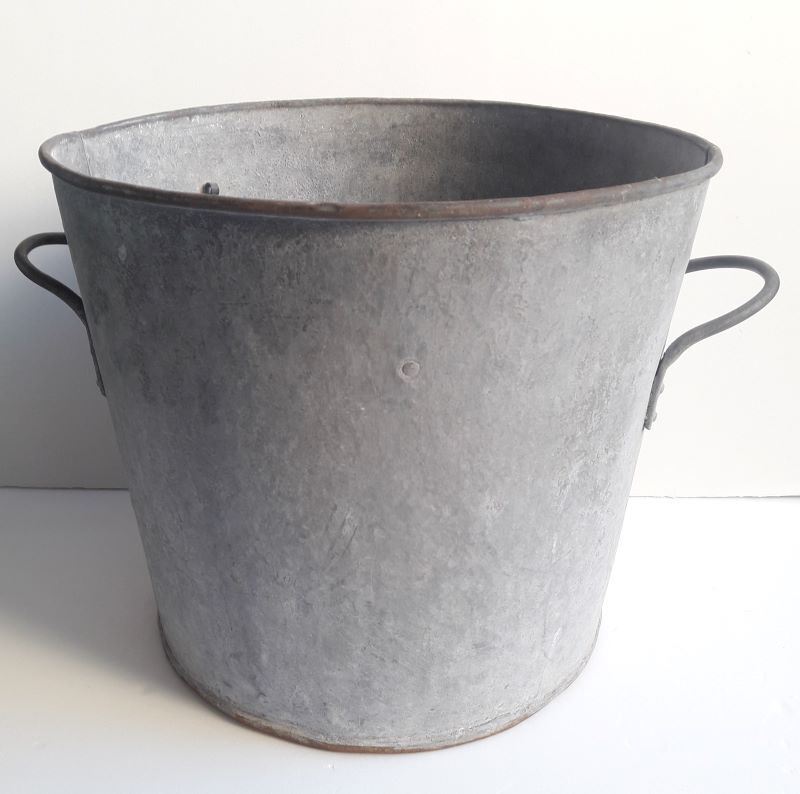 laundry machine H33cm in zinc garden