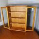 Pair of small display cabinets