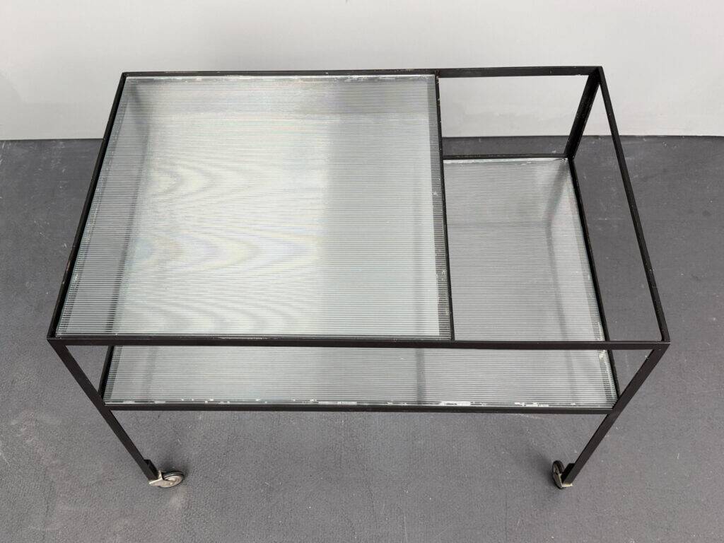 Bar cart / serving cart by Herbert Hirche for Christian Holzäpfel, Germany, 1960s