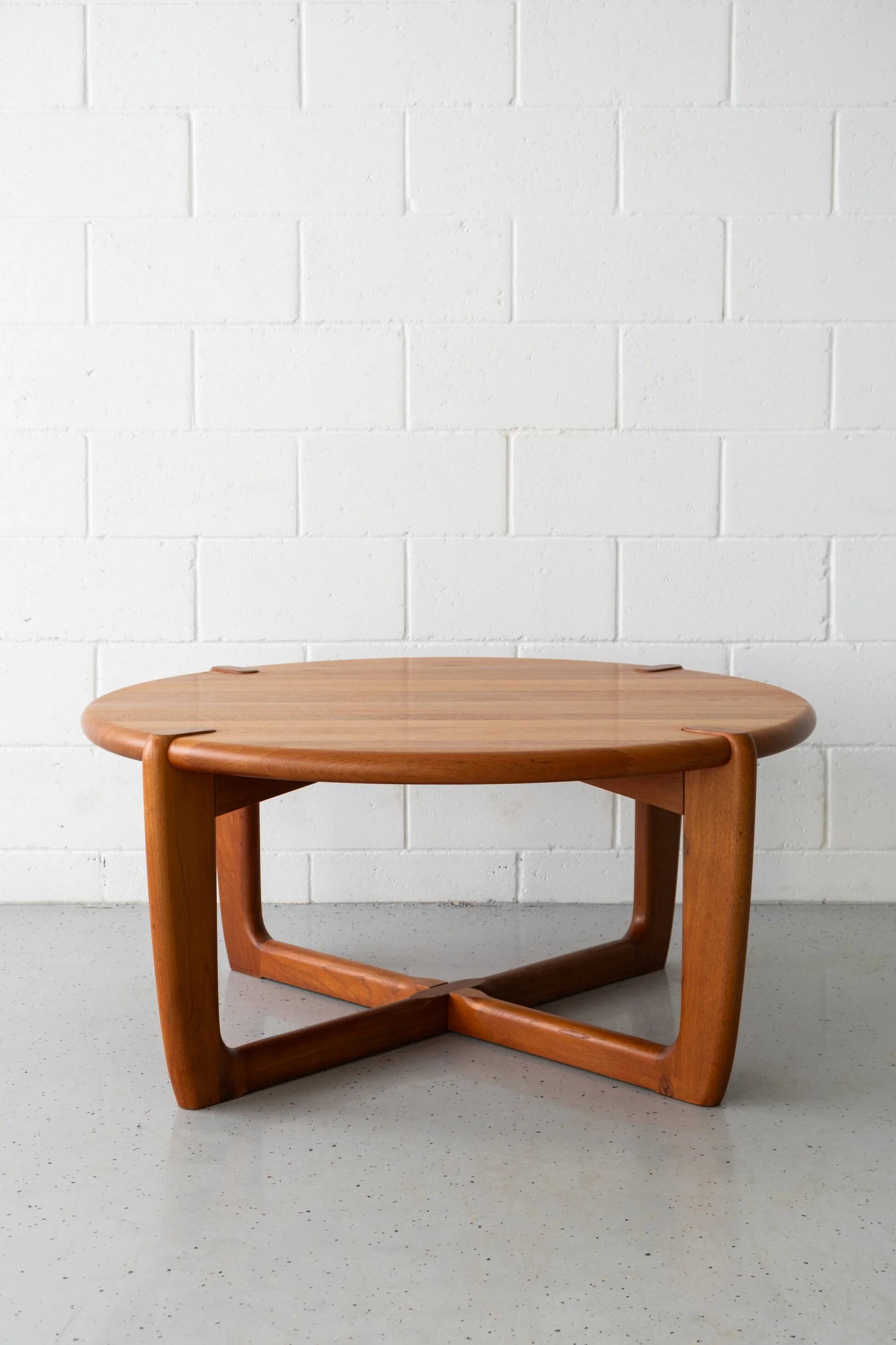 Danish solid teak coffee table