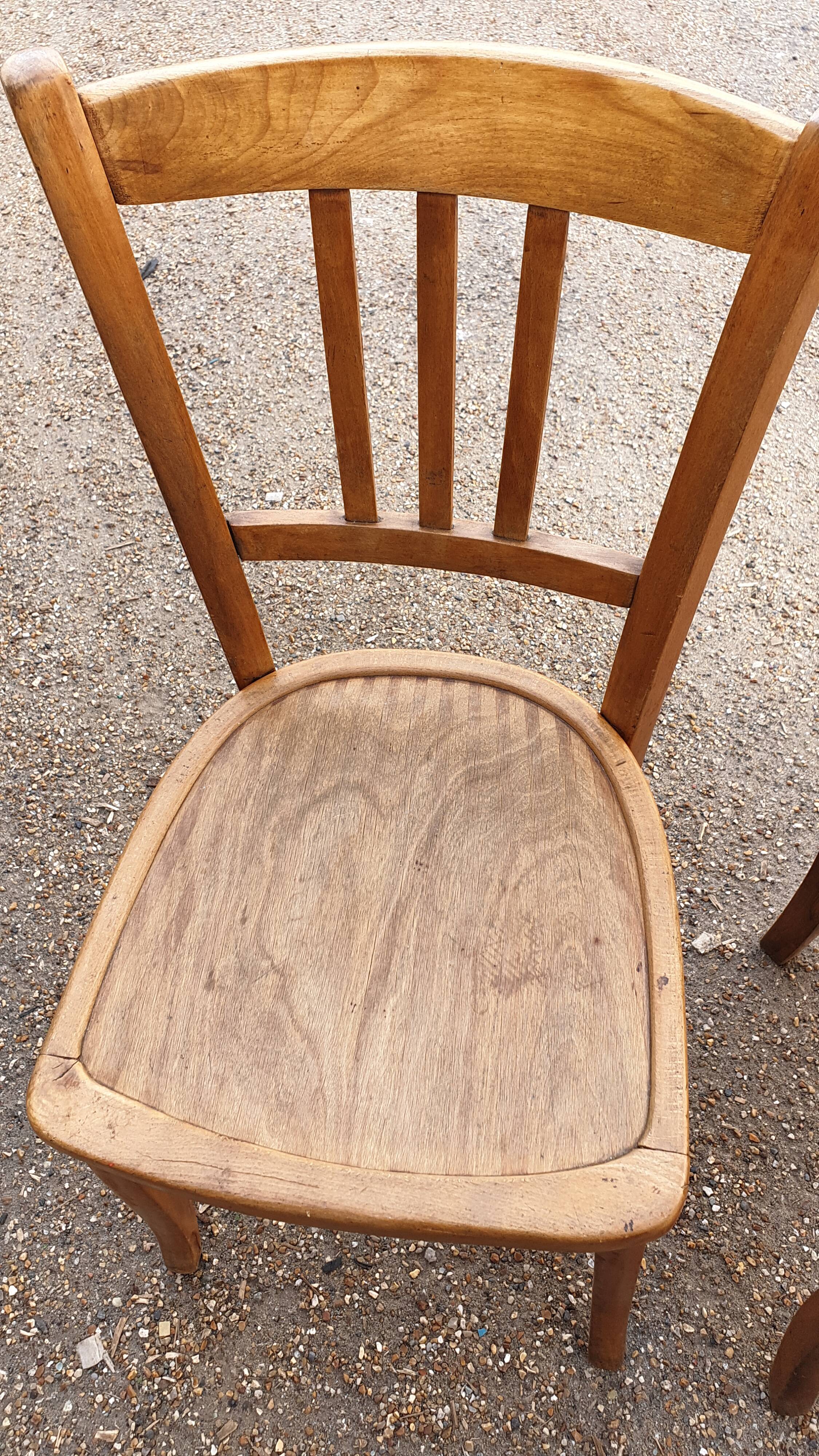 Set of 3 bistro chairs