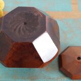 Octagonal art deco wooden box