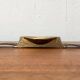 Mid-Century Bronze and Leather Armrest Bowl or Ashtray, 1960s
