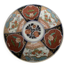 Grand plat en porcelaine d'Imari XIXe décor floral